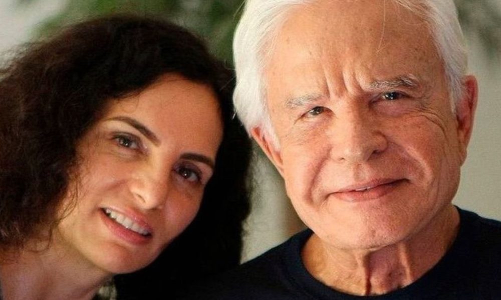 Cid Moreira e a esposa, Fátima Sampaio (Foto: Reprodução)