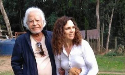 Cid Moreira e Fátima Sampaio (Foto: Reprodução)