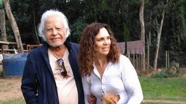 Cid Moreira e Fátima Sampaio (Foto: Reprodução)