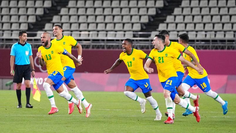 Seleção Masculina. Foto: Fernando Vergara - 3.ago.2021/AP