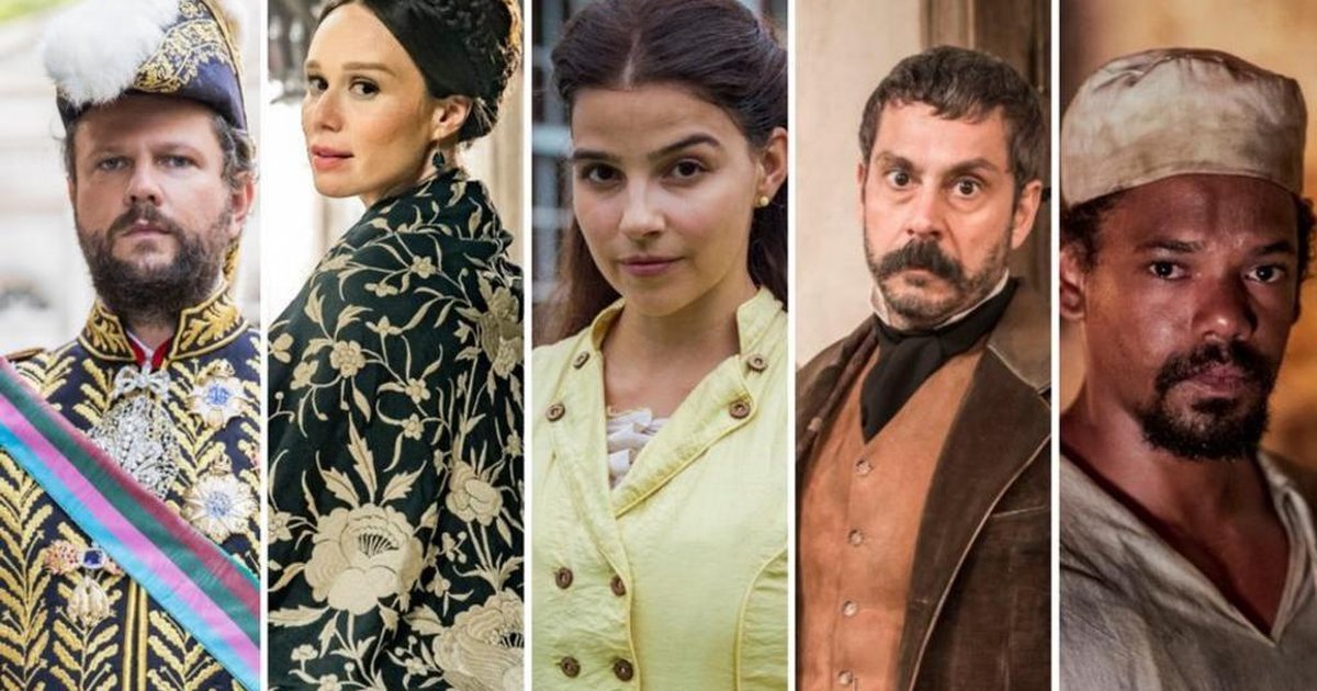 Nos Tempos do Imperador: Conheça os personagens reais e compare com os respectivos atores