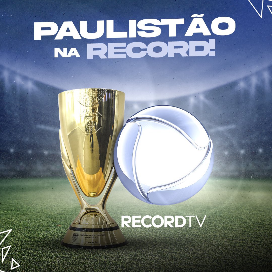 Campeonato Paulista na Record. Foto divulgação