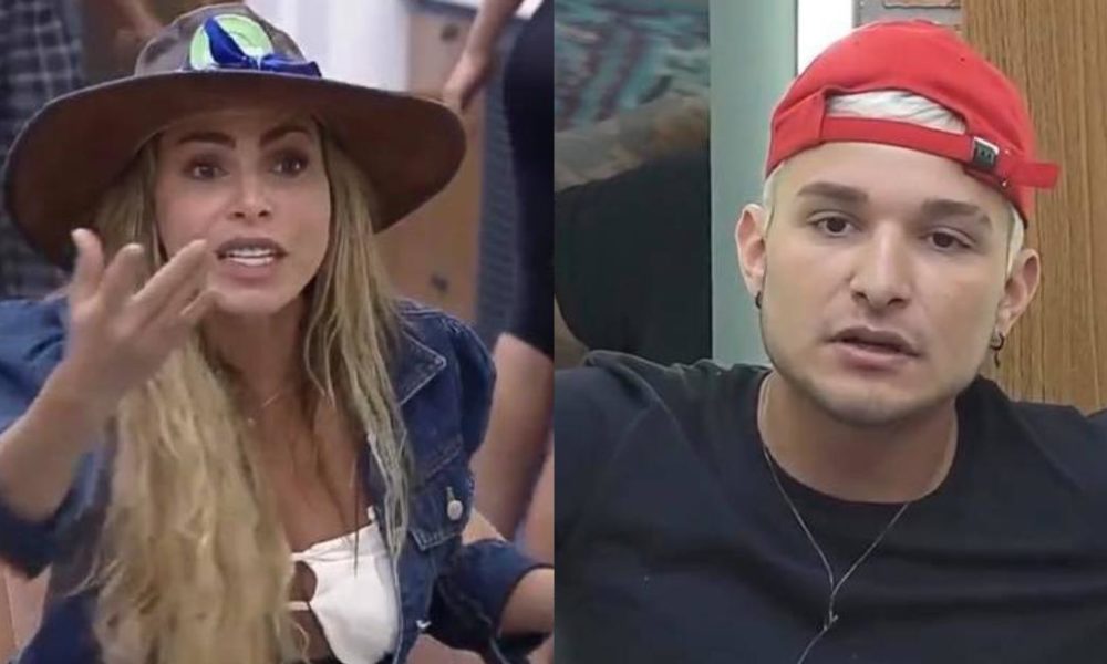 Erika e MC Gui em A Fazenda 13. (Foto: Divulgação)