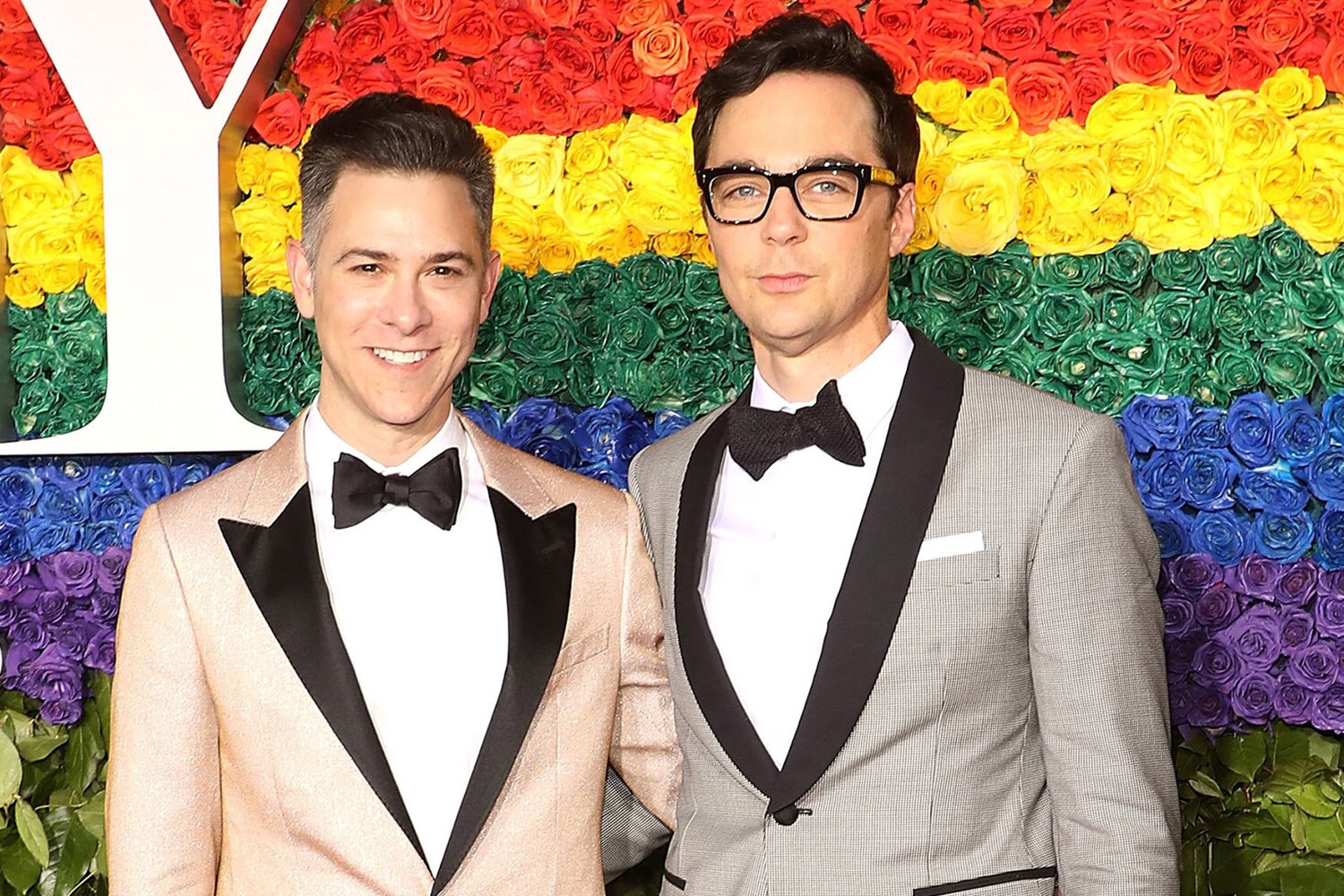 NEW YORK, NY - JUNE 09: Todd Spiewak and Jim Parsons attend the 2019 Tony Awards at Radio City Music Hall on June 9, 2019 in New York City. (Photo by Taylor Hill/FilmMagic,) Gay