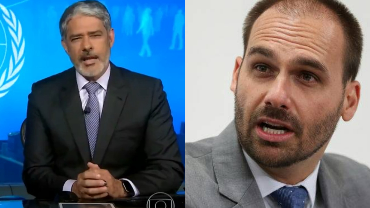 Eduardo Bolsonaro se revolta com William Bonner, detona Jornal Nacional e toma atitude radical contra a Globo