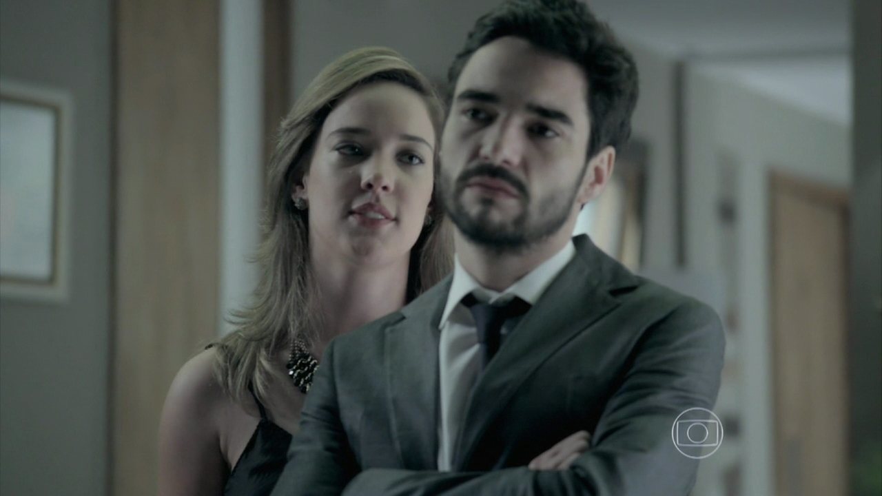 Amanda (Adriana Birolli) e José Pedro (Caio Blat) em cena na novela Império, da TV Globo (Créditos: Reprodução)