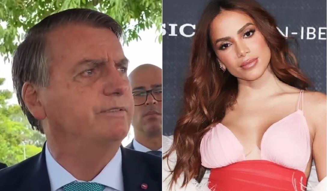 Bolsonaro e Anitta (Foto: Reprodução)