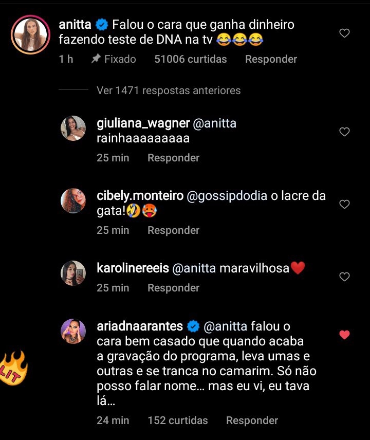 Sendo assim, Anitta rebateu Ratinho (Foto: Reprodução)