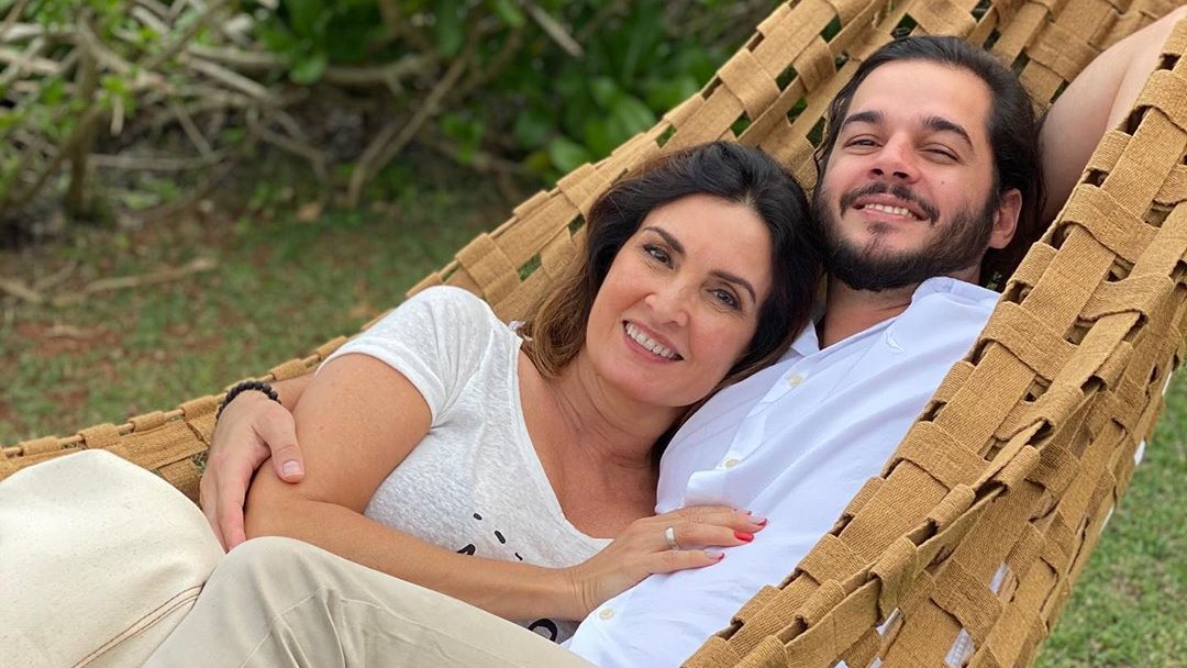 Fátima Bernardes e Túlio Gadêlha (Foto: Reprodução)