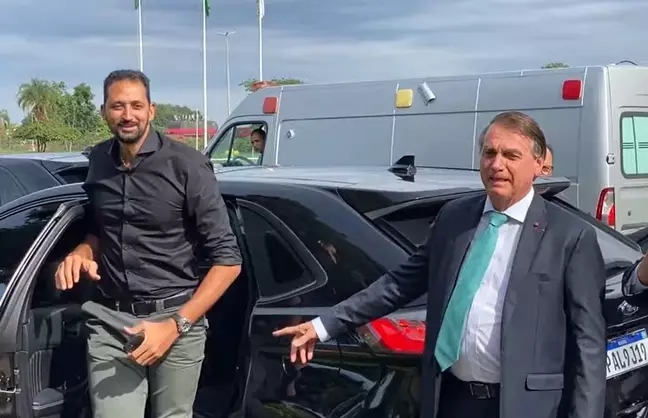 Maurício Souza se encontrou com Bolsonaro (Foto: Reprodução)