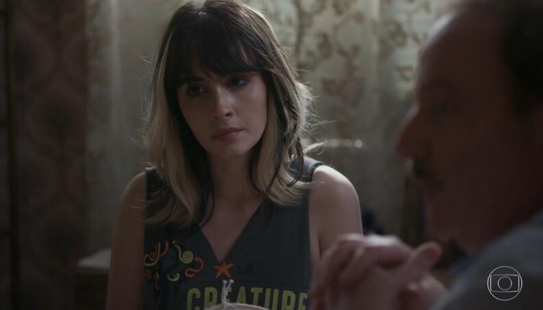 Flávia (Valentina Herszage) em cena na novela Quanto Mais Vida Melhor (Créditos: Reprodução)