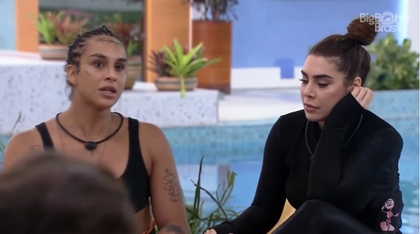 Naiara Azevedo participou de conversa com Linn da Quebrada no BBB22 e esclareceu assunto (Créditos: Reprodução)