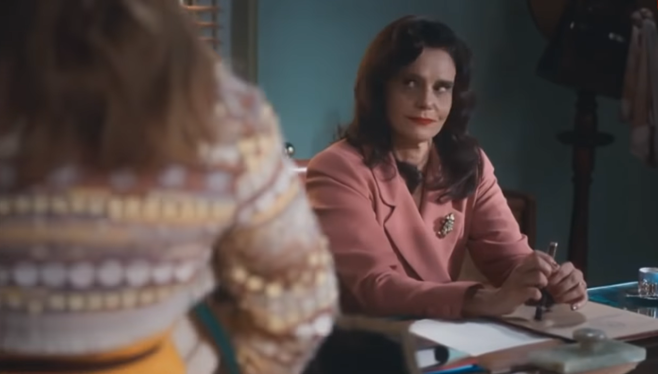 Violeta (Malu Galli) em cena na novela Além da Ilusão, da TV Globo (Créditos: Reprodução)