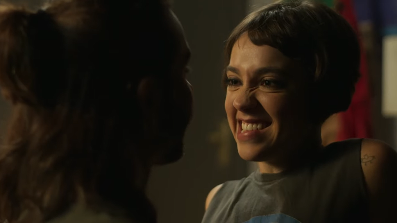 A vilã Cora (Valentina Bandeira) em cena na novela Quanto Mais Vida Melhor, da TV Globo (Créditos: Reprodução)