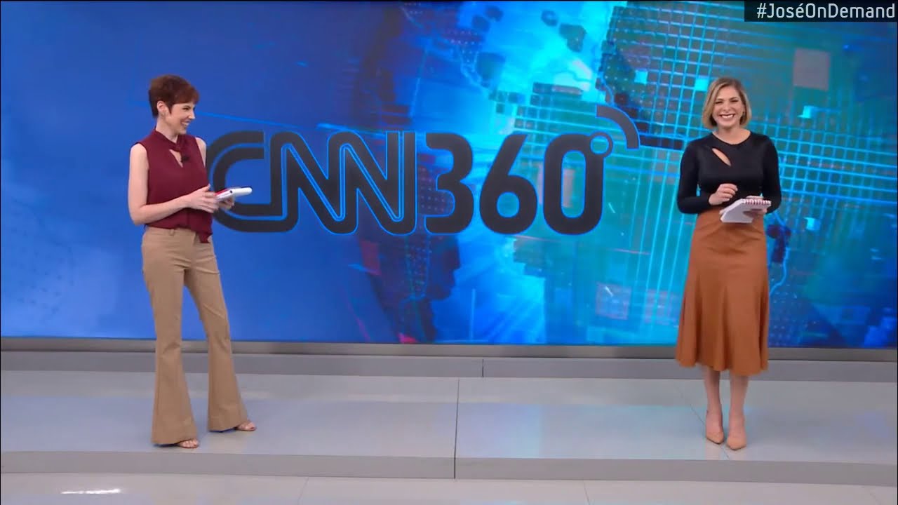 Assim, Gloria Vanique comandou o 360º na CNN Brasil (Créditos: Reprodução/Youtube)