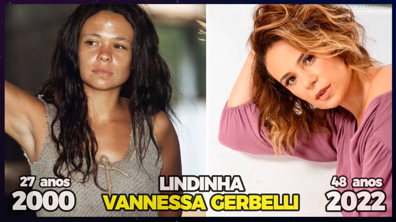 Vanessa Gerbelli, que viveu a personagem Lindinha, só ficou com o papel porque foi muito bem no teste para interpretar a Kiki (Créditos: Youtube/Canal A Face do Tempo)