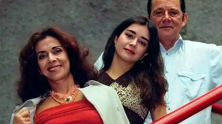 Betty Faria, Cláudio Marzo e Alexandra de Faria Marzo (Foto: Globo)