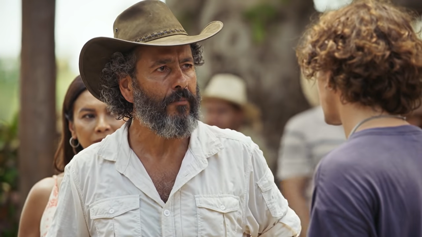 Zé Leôncio (Marcos Palmeira) em cena na novela Pantanal (Créditos: Reprodução/TV Globo)