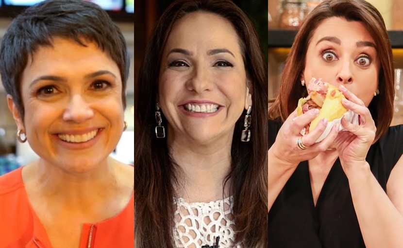 Sandra Annenberg, Maria Beltrão e Catia Fonseca são os nomes mais citados para substituir Ana Maria Braga nas manhãs da TV Globo em 2024 (Créditos: Reprodução/Youtube/Montagem)