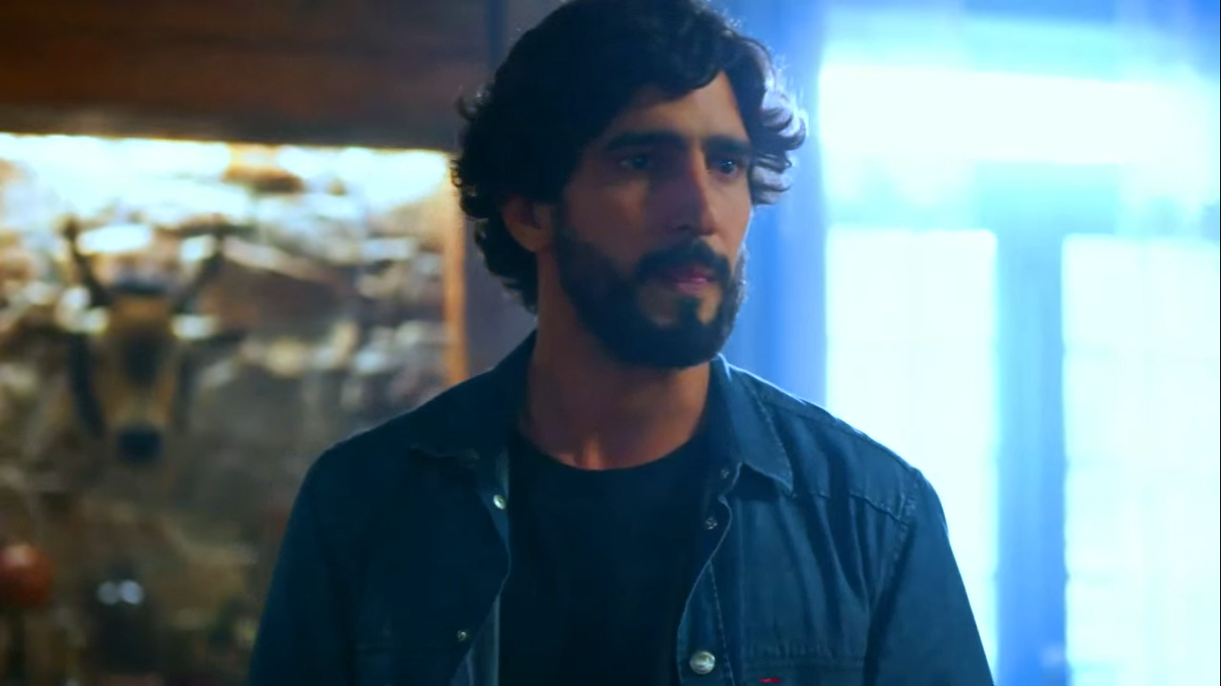 Tertulinho (Renato Góes) em cena na novela Mar do Sertão (Créditos: Reprodução/TV Globo)