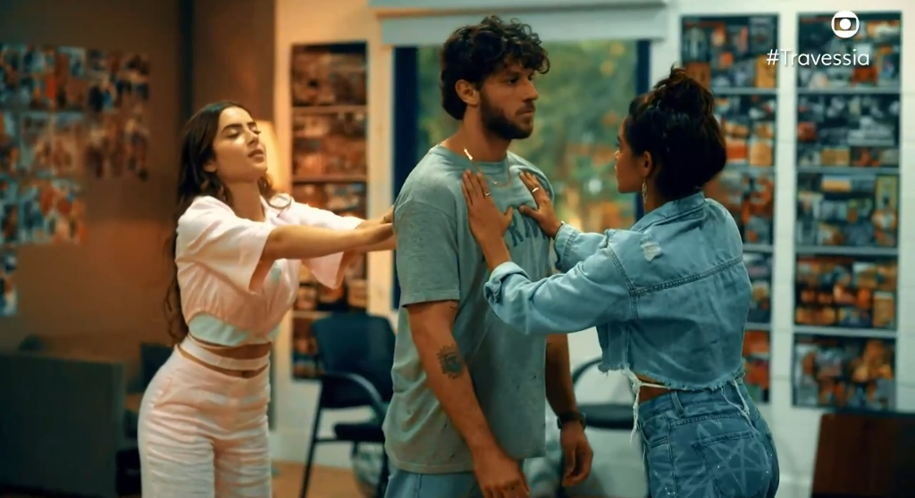 Jade Picon em treino para Travessia (Foto: Reprodução)