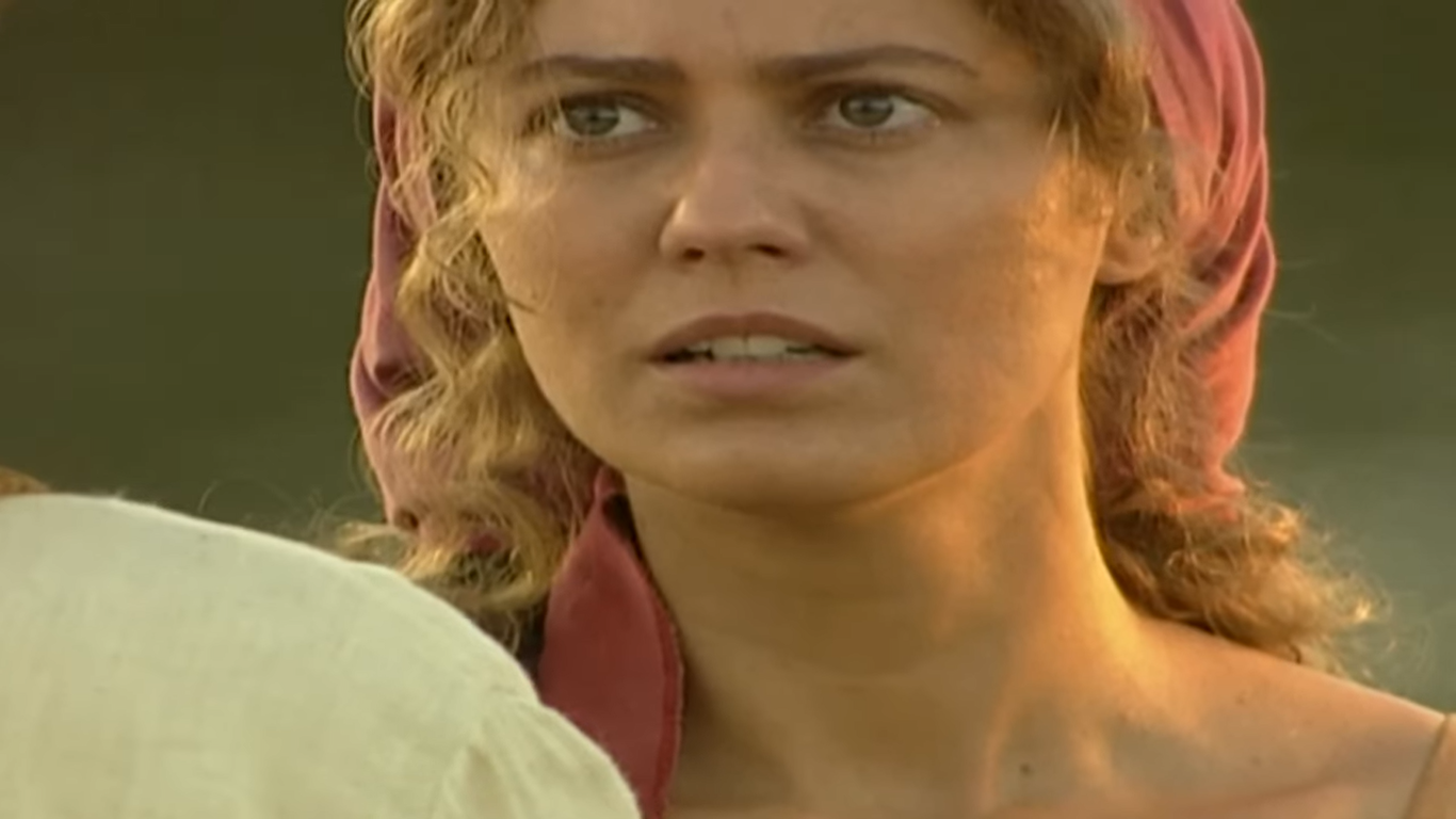 Luana (Patrícia Pillar) em cena na novela O Rei do Gado (Créditos: Reprodução/TV Globo)